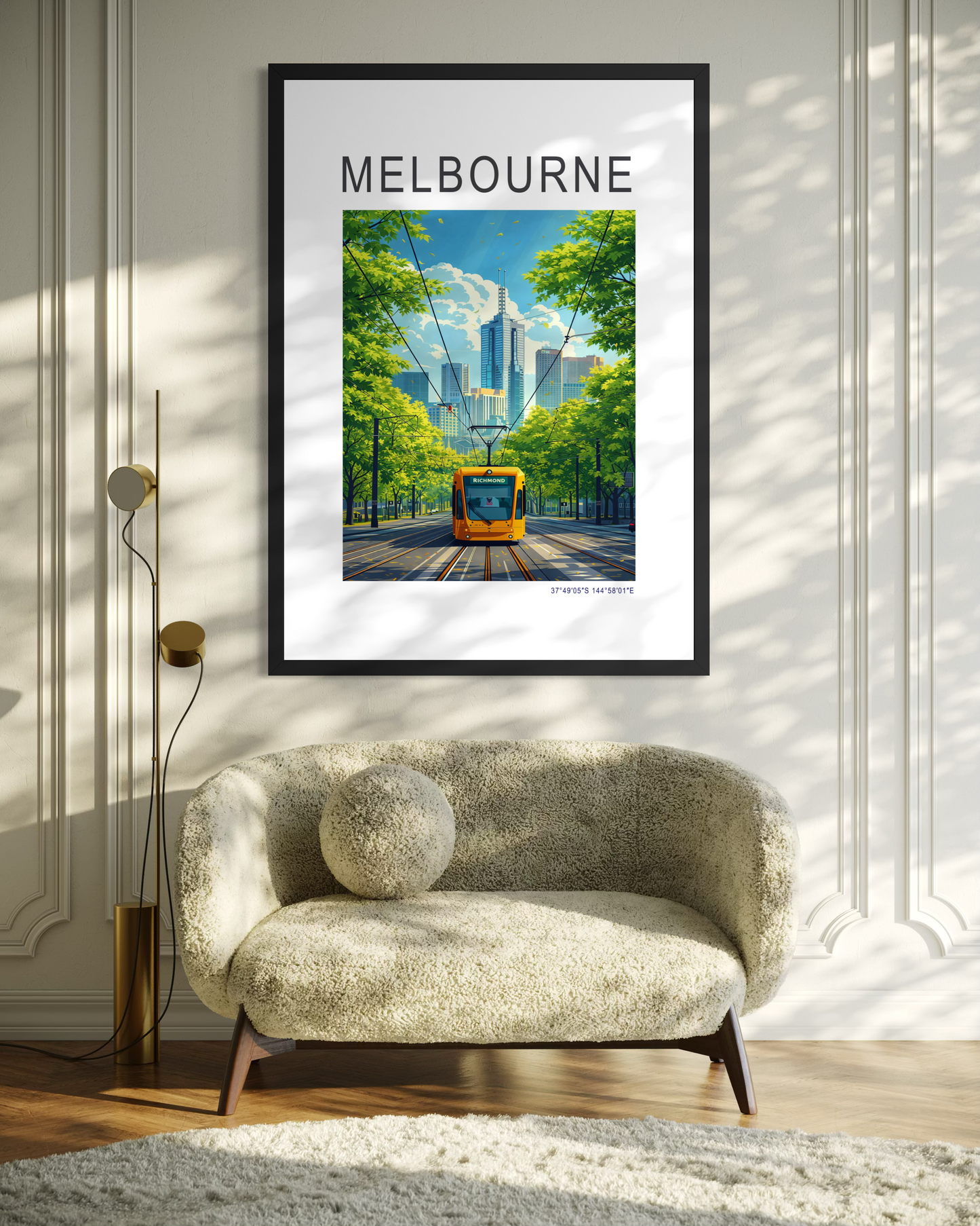 Melbourne Tram Travel Poster