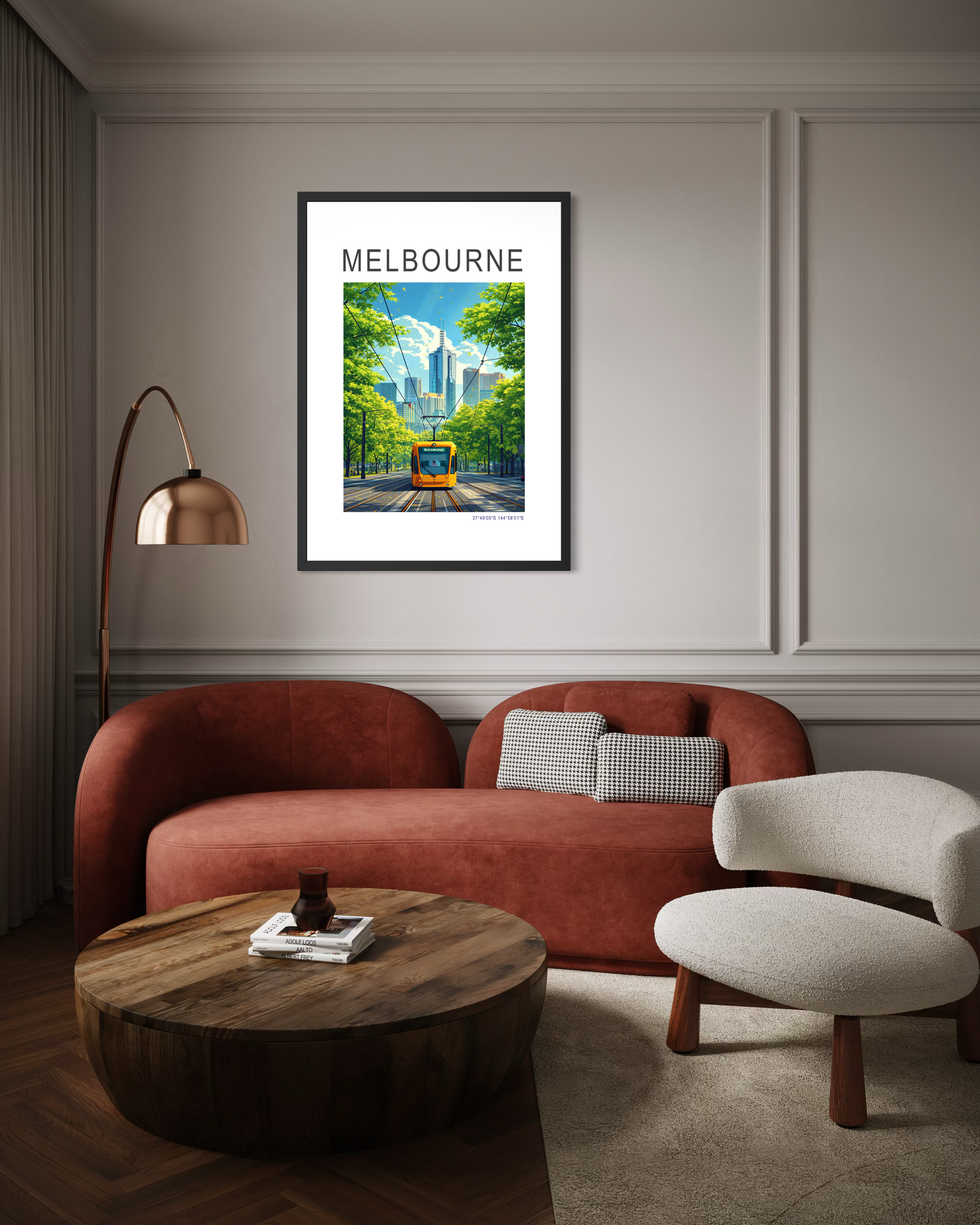 Melbourne Tram Travel Poster