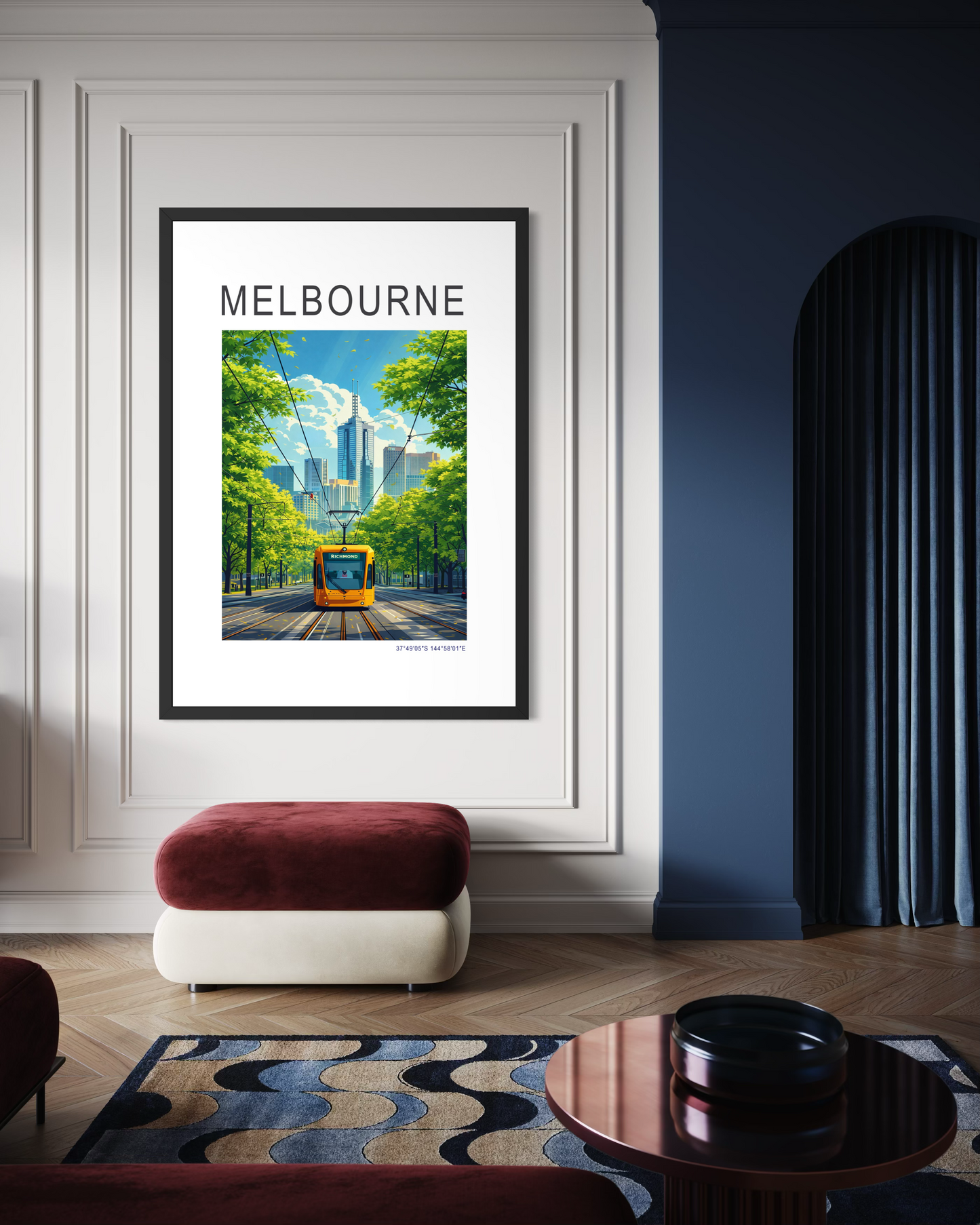 Melbourne Tram Travel Poster